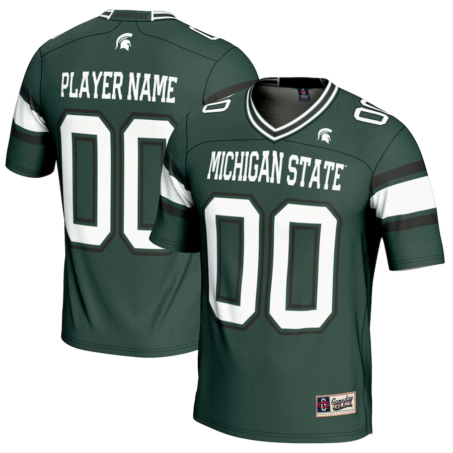 Michigan State Spartans GameDay Greats Youth NIL Pick-A-Player Football Jersey - Green - Jersey