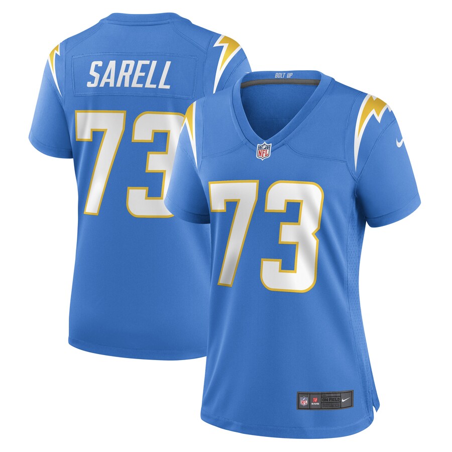 Women's Los Angeles Chargers Foster Sarell Nike Powder Blue Game Player Jersey - Jersey
