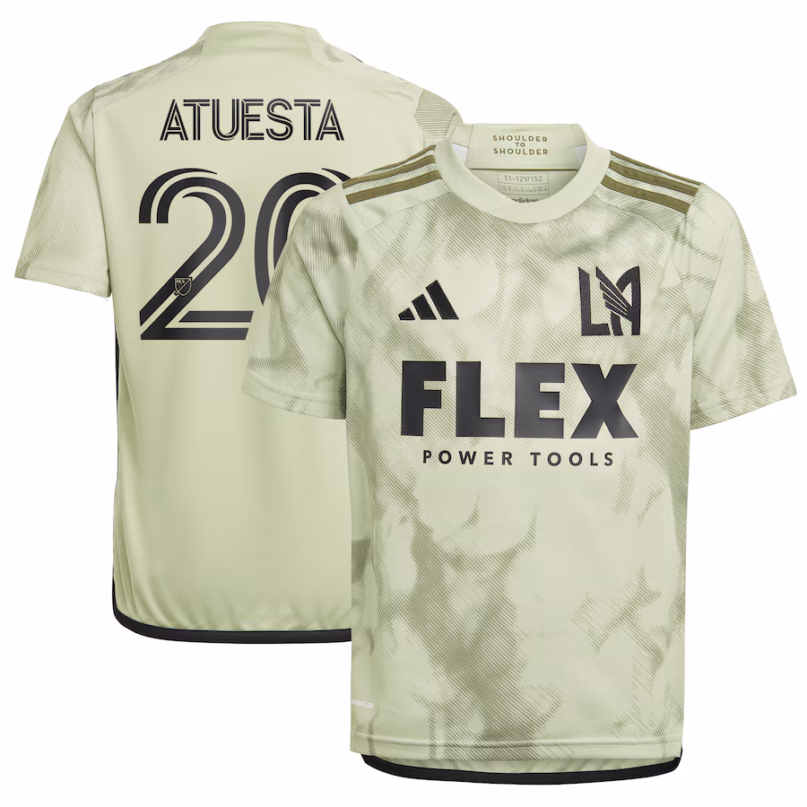Youth LAFC Eduard Atuesta adidas Green 2024 Smokescreen Replica Player Jersey - Jersey
