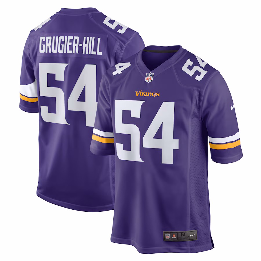 Men's Minnesota Vikings Kamu Grugier-Hill Nike  Purple Game Jersey - Jersey
