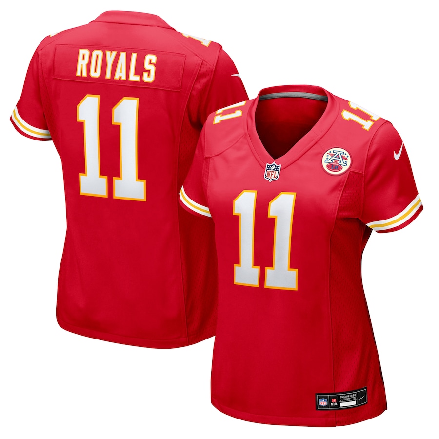 Women's Kansas City Chiefs Jalen Royals Nike Red Team Game Jersey - Jersey