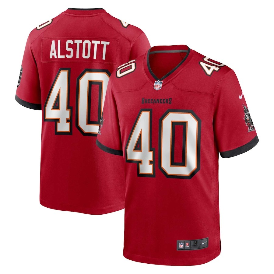 Men's Tampa Bay Buccaneers Mike Alstott Nike Red Retired Player Game Jersey - Jersey