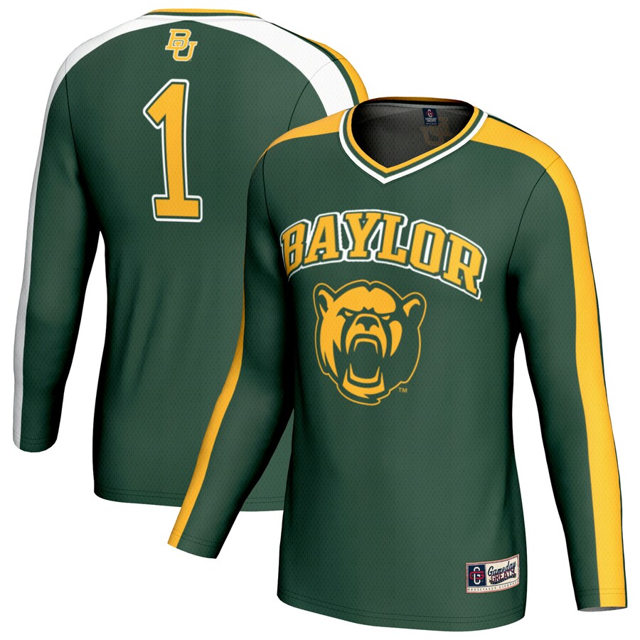 Unisex GameDay Greats #1 Green Baylor Bears Lightweight Volleyball Fashion Jersey - Jersey