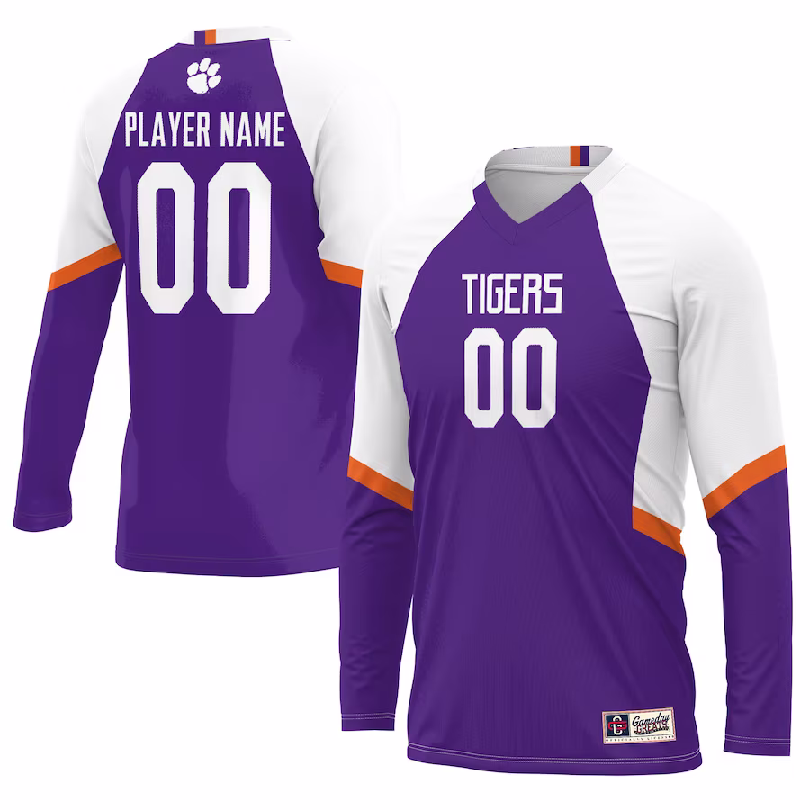 Clemson Tigers GameDay Greats Youth NIL Lightweight Volleyball Jersey - Purple - Jersey