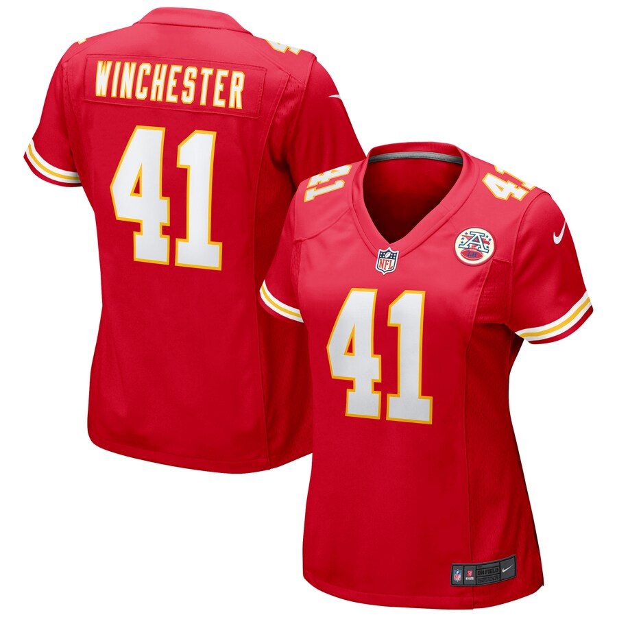 Women's Kansas City Chiefs James Winchester Nike Red Game Jersey - Jersey