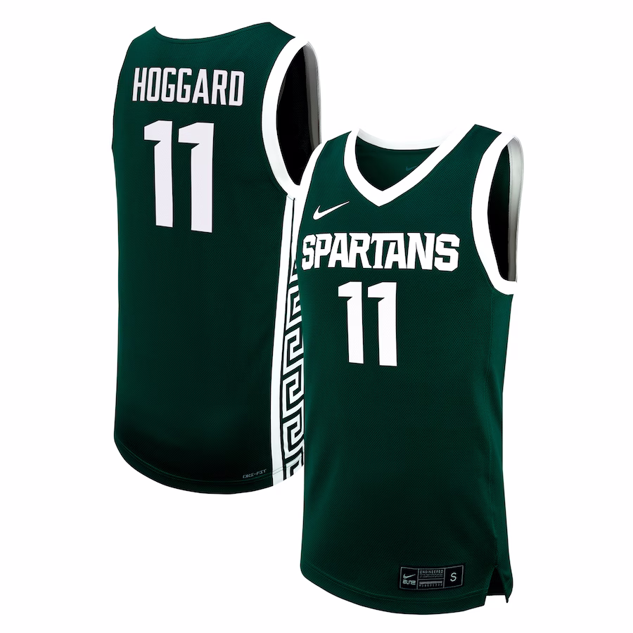 AJ Hoggard Michigan State Spartans Nike NIL Basketball Replica Player Jersey - Green - Jersey