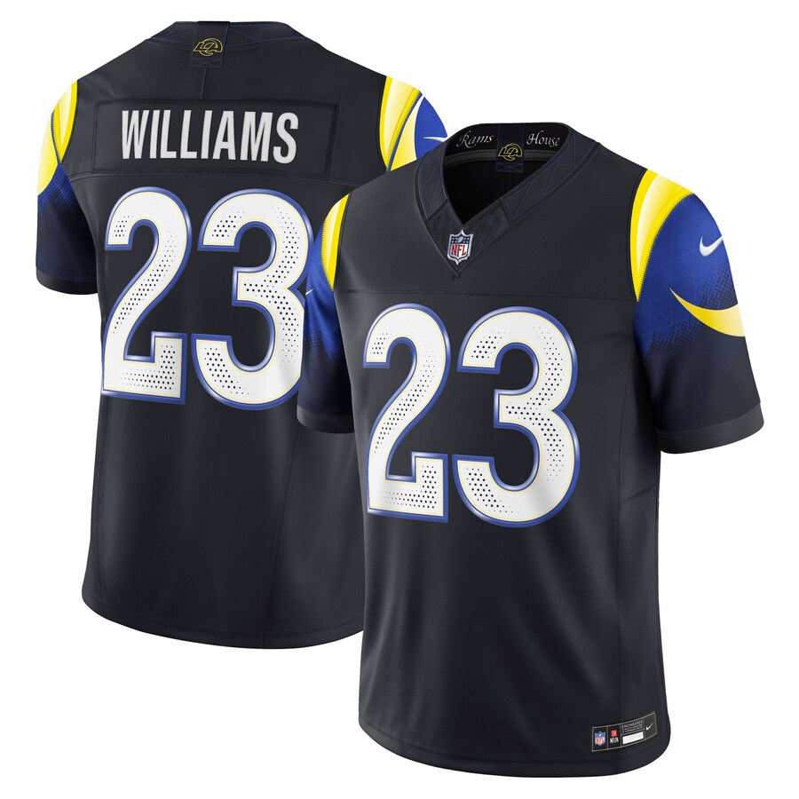 Men's Los Angeles Rams Kyren Williams Nike Midnight Blue 2025 Rivalries Collection Limited Jersey - Jersey