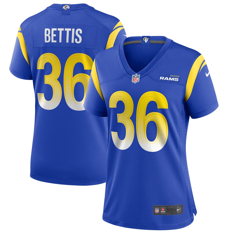 Women's Los Angeles Rams Jerome Bettis Nike Royal Game Retired Player Jersey - Jersey