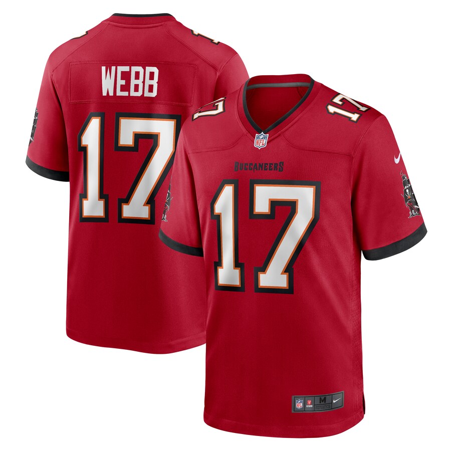 Men's Tampa Bay Buccaneers Raleigh Webb Nike  Red  Game Jersey - Jersey