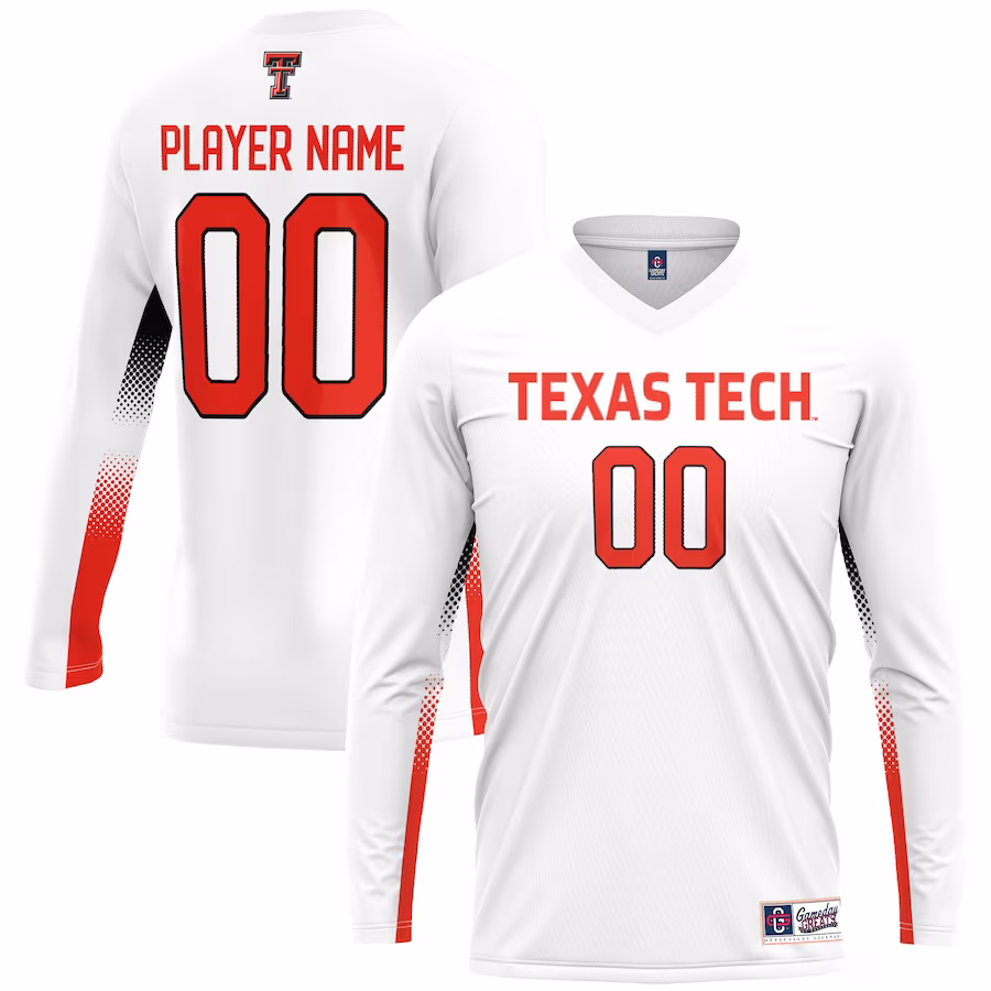 Texas Tech Red Raiders GameDay Greats Youth Lightweight NIL Women's Volleyball Jersey - White - Jersey