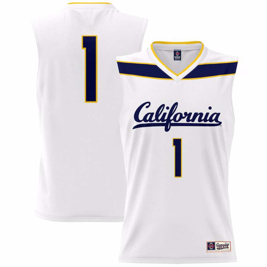 #1 Cal Bears GameDay Greats Youth Lightweight Basketball Fashion Jersey - White - Jersey