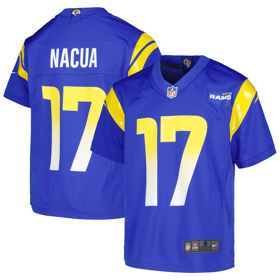 Youth Los Angeles Rams Puka Nacua Nike Royal Game Jersey - Jersey