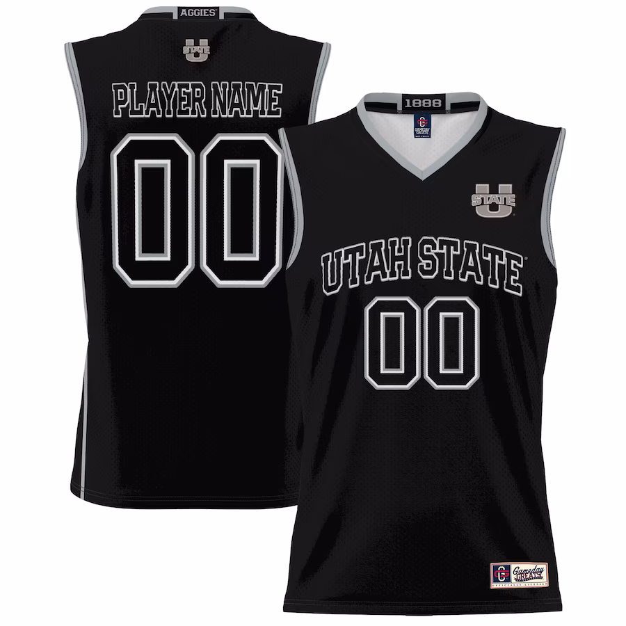 Utah State Aggies GameDay Greats Youth NIL Pick-A-Player Lightweight Women's Basketball Jersey - Black - Jersey
