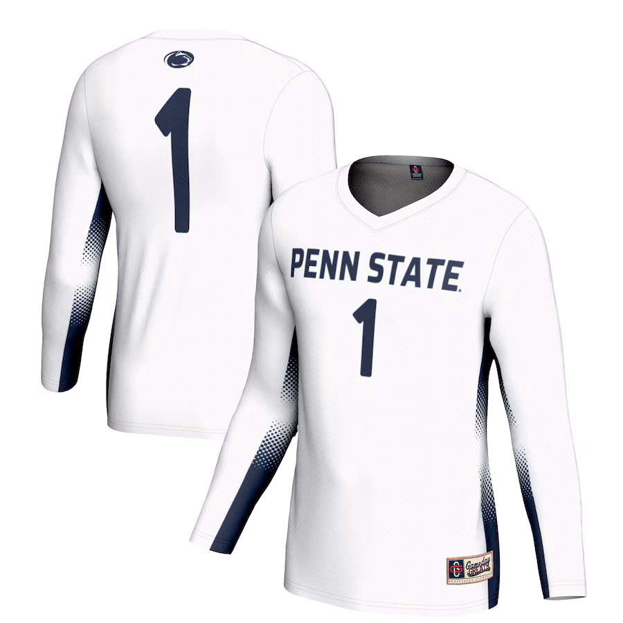Youth GameDay Greats #1 White Penn State Nittany Lions Lightweight Women's Volleyball Jersey - Jersey