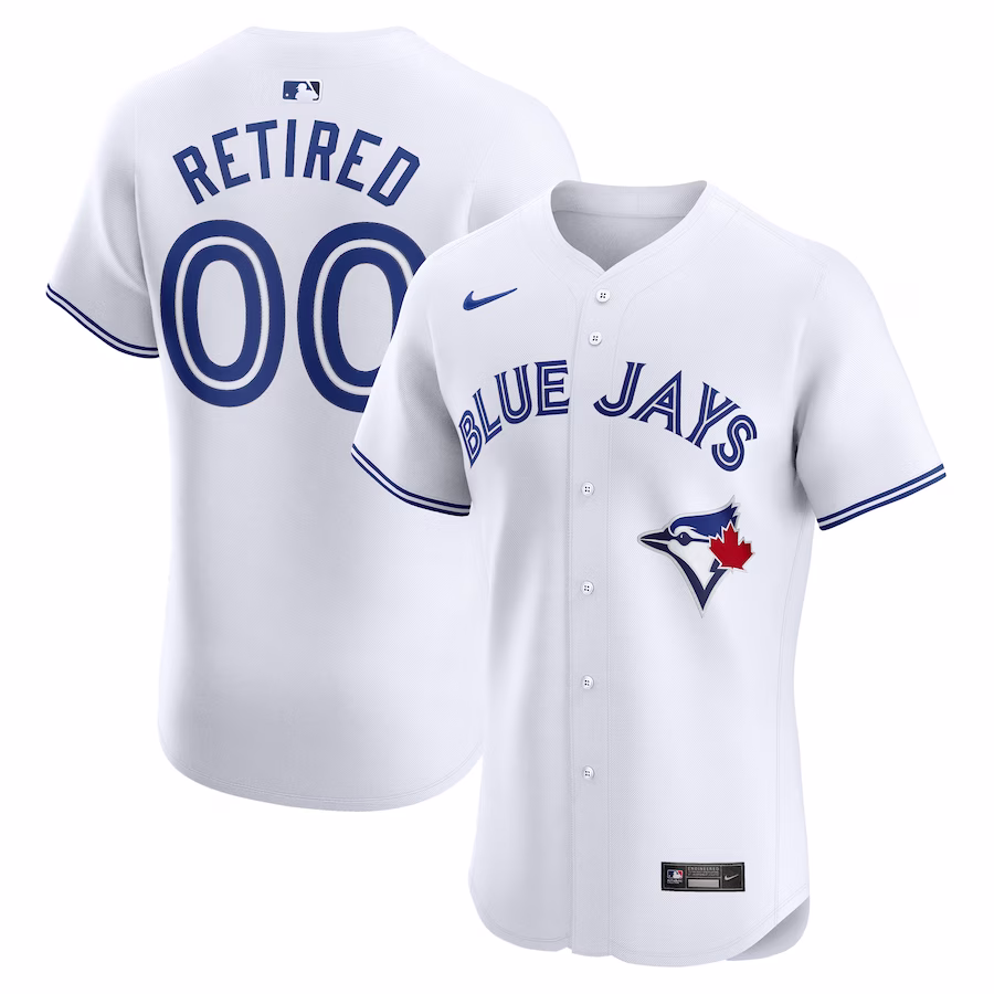 Men's Toronto Blue Jays Nike White Home Elite Pick-A-Player Retired Roster Jersey - Jersey
