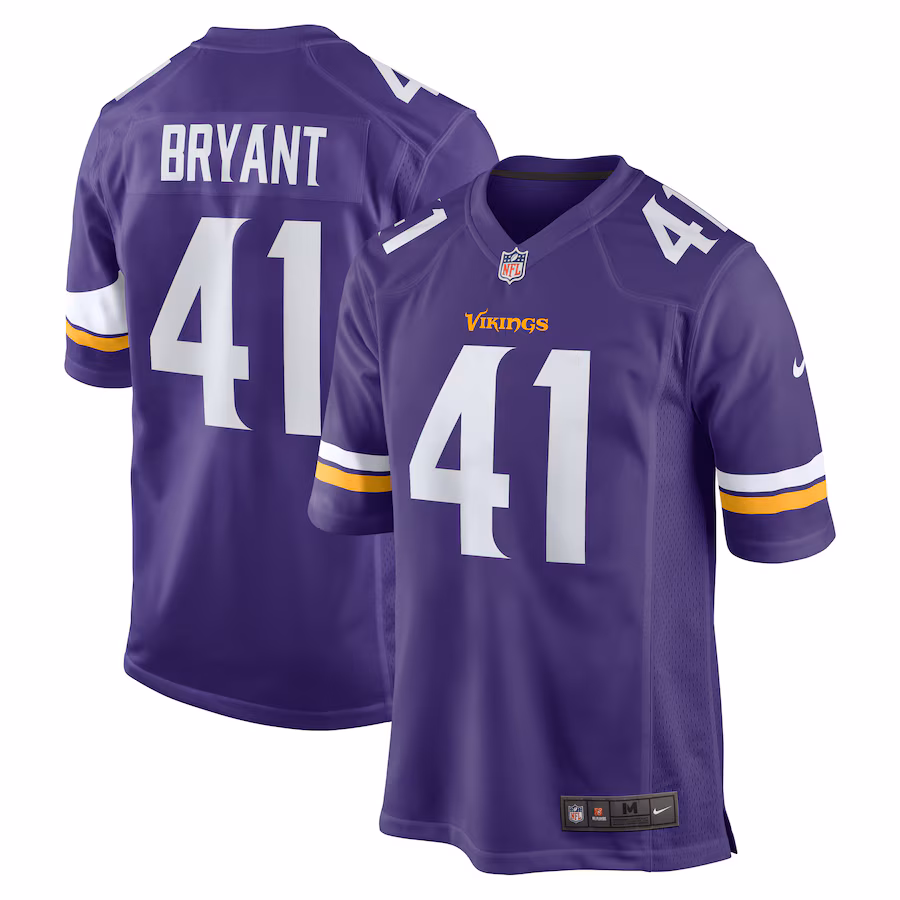 Men's Minnesota Vikings Austin Bryant Nike  Purple  Game Jersey - Jersey