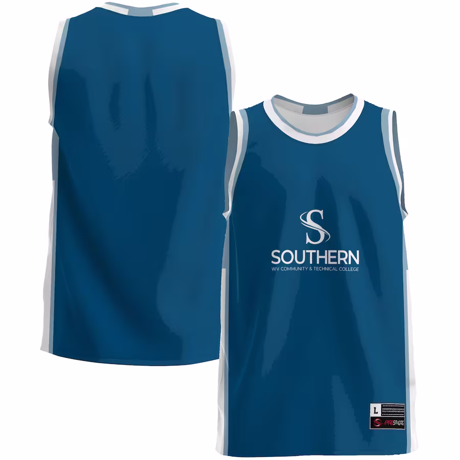 Southern West Virginia Community and Technical College GameDay Greats Youth  Lightweight Basketball Jersey - Blue - Jersey