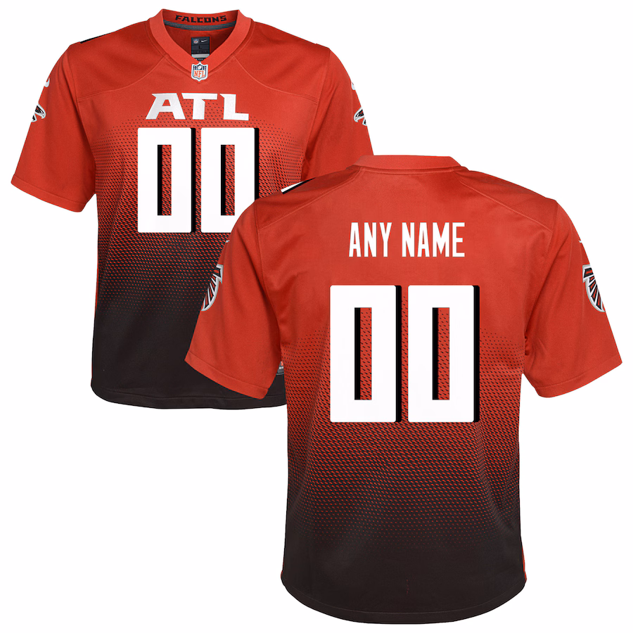Youth Atlanta Falcons Nike Red Alternate Custom Game Jersey - Jersey
