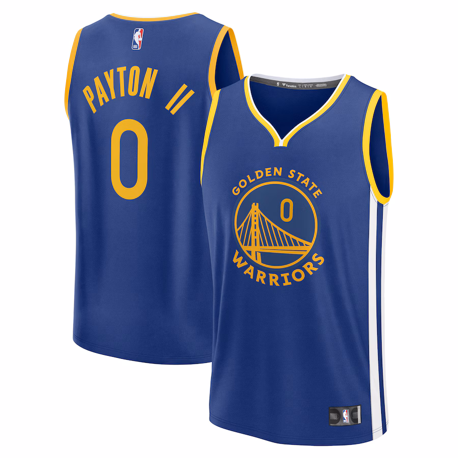 Men's Golden State Warriors Gary Payton II Fanatics Royal Fast Break Replica Player Jersey - Icon Edition - Jersey