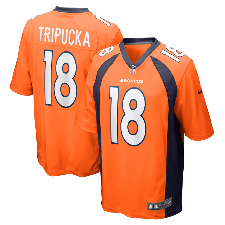 Men's Denver Broncos Frank Tripucka Nike Orange Retired Player Jersey - Jersey