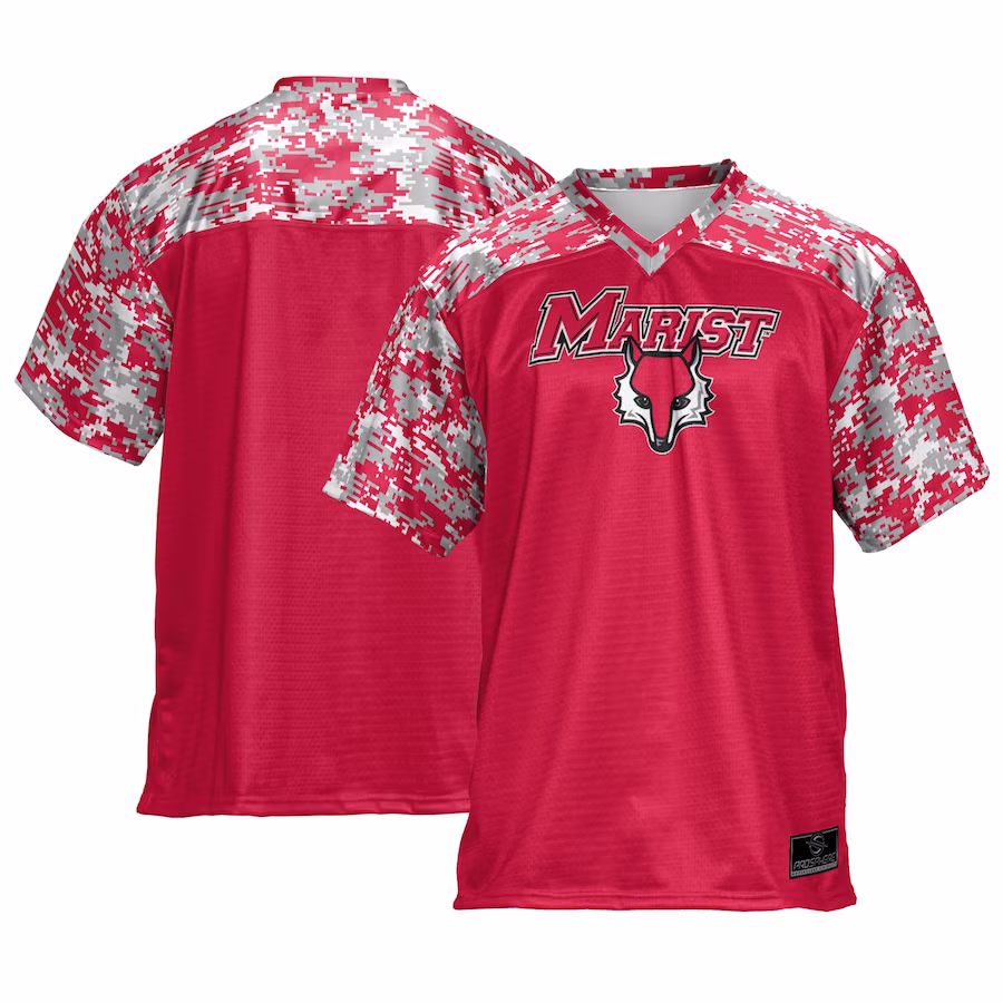 Marist Red Foxes ProSphere Youth  Football Jersey - Red - Jersey