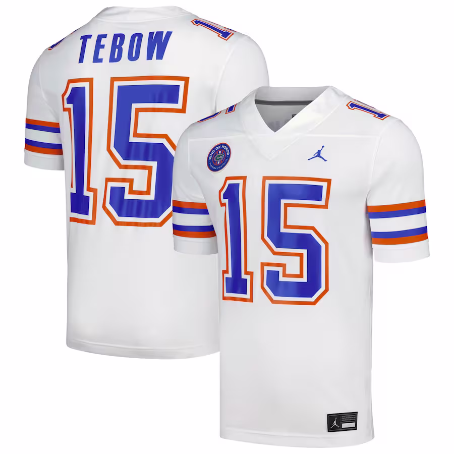 Tim Tebow Florida Gators Jordan Brand Ring of Honor Untouchable Replica Jersey - White - Jersey