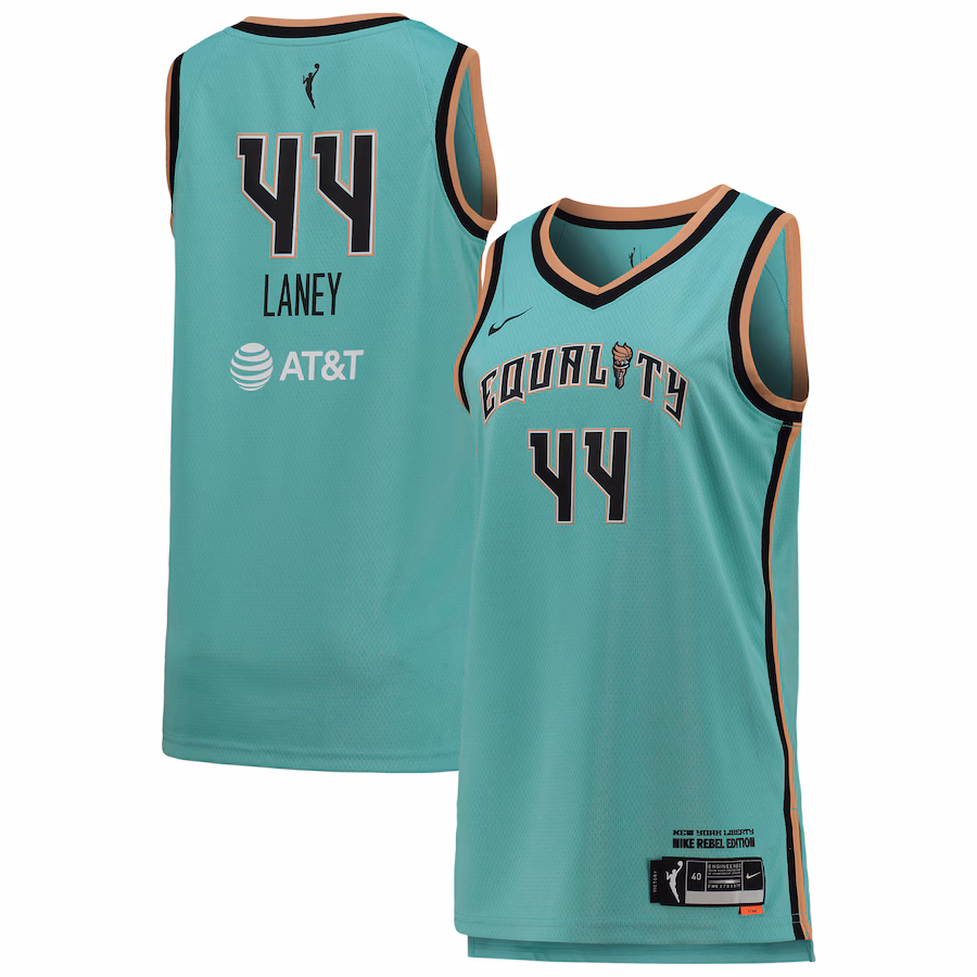 Women's New York Liberty Betnijah Laney Nike Green 2021 Rebel Edition Victory Player Jersey - Jersey