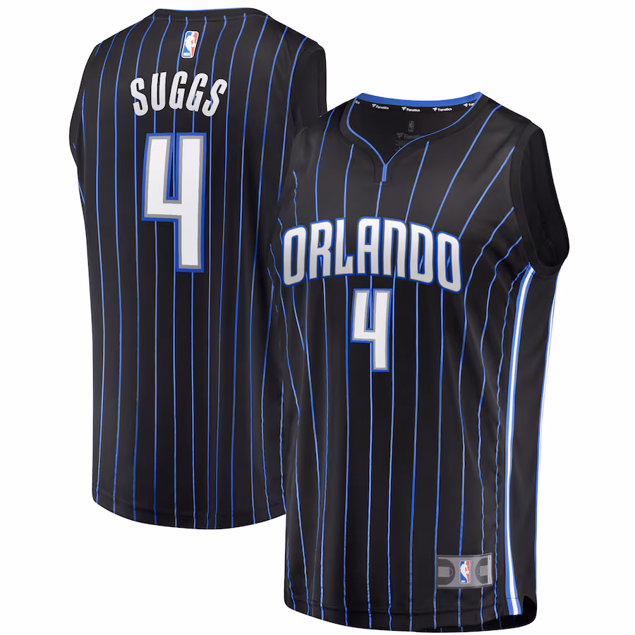 Youth Orlando Magic Jalen Suggs Fanatics Black Fast Break Replica Jersey - Icon Edition - Jersey