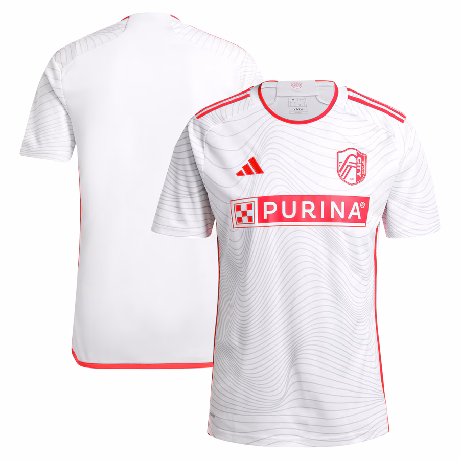 Men's St. Louis City SC  adidas White 2024 The Confluence Kit Replica Jersey - Jersey