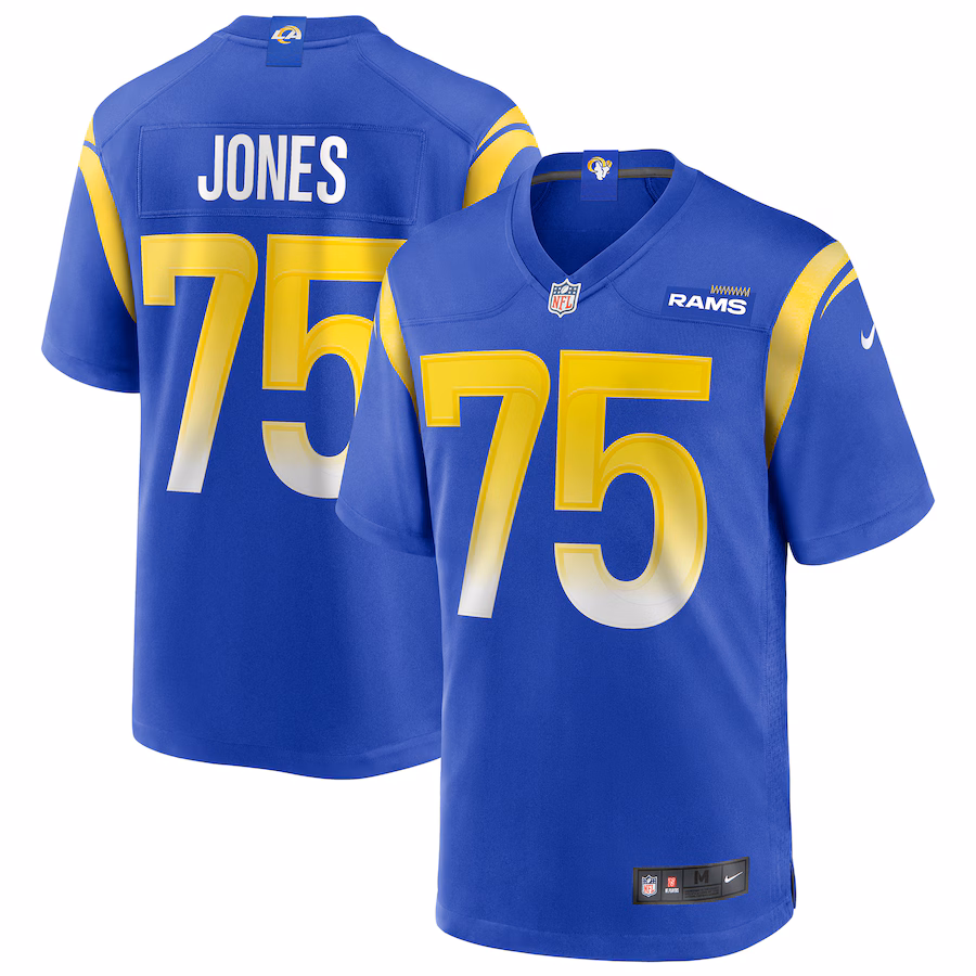 Men's Los Angeles Rams Deacon Jones Nike Royal Game Retired Player Jersey - Jersey