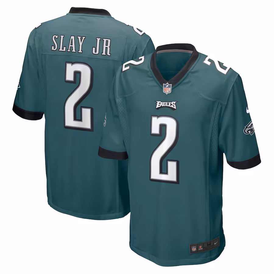 Men's Philadelphia Eagles Darius Slay Jr. Nike Midnight Green Game Jersey - Jersey