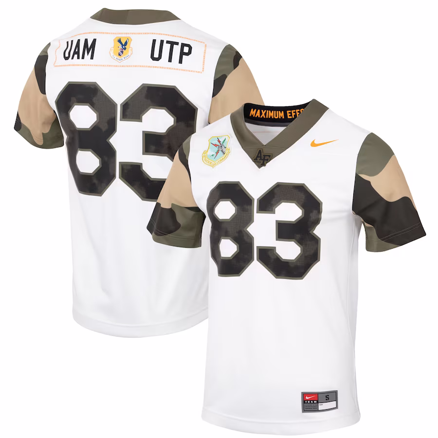 #83 Air Force Falcons Nike Special Game Replica Jersey - White - Jersey