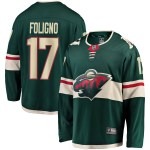 Men's Minnesota Wild Marcus Foligno Fanatics Branded Green Breakaway Jersey - Jersey