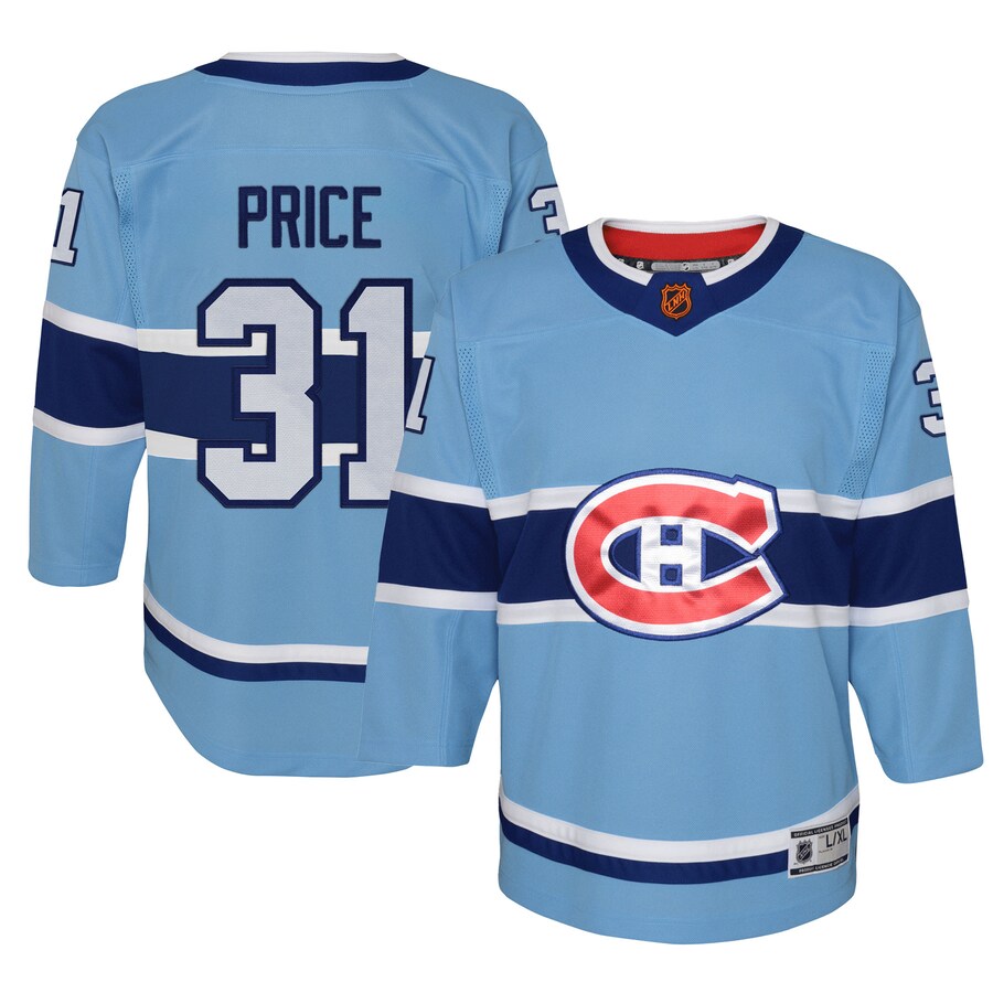 Youth Montreal Canadiens Carey Price Light Blue Special Edition 2.0 Premier Player Jersey - Jersey