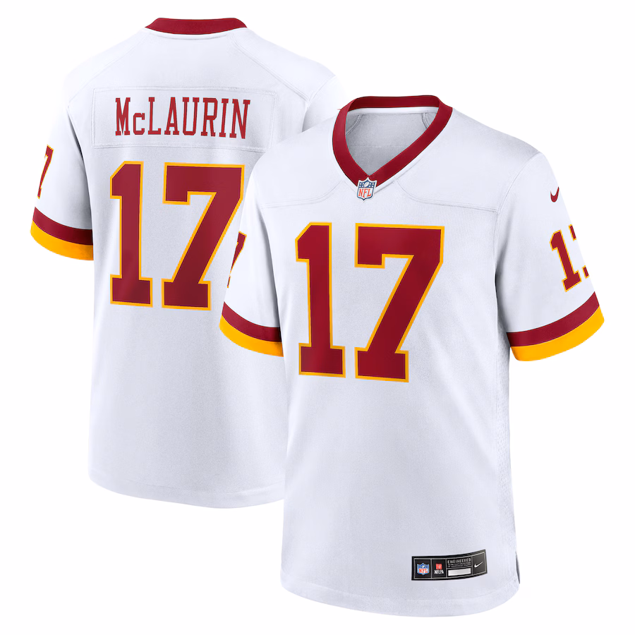 Men's Washington Commanders Terry McLaurin Nike White Game Super Bowl Era Jersey - Jersey