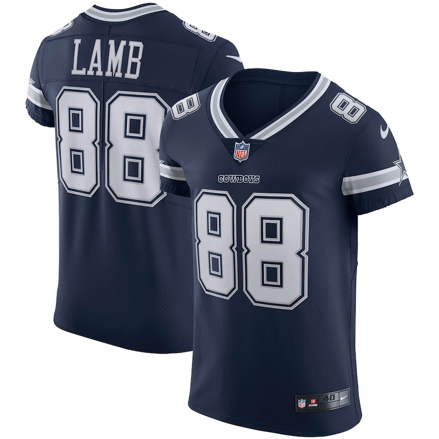 Men's Dallas Cowboys CeeDee Lamb Nike Navy Vapor Elite Jersey - Jersey