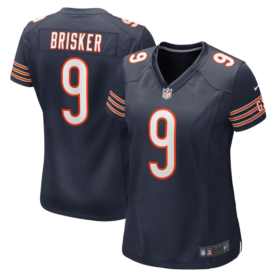 Women's Chicago Bears Jaquan Brisker Nike Navy Game Player Jersey - Jersey