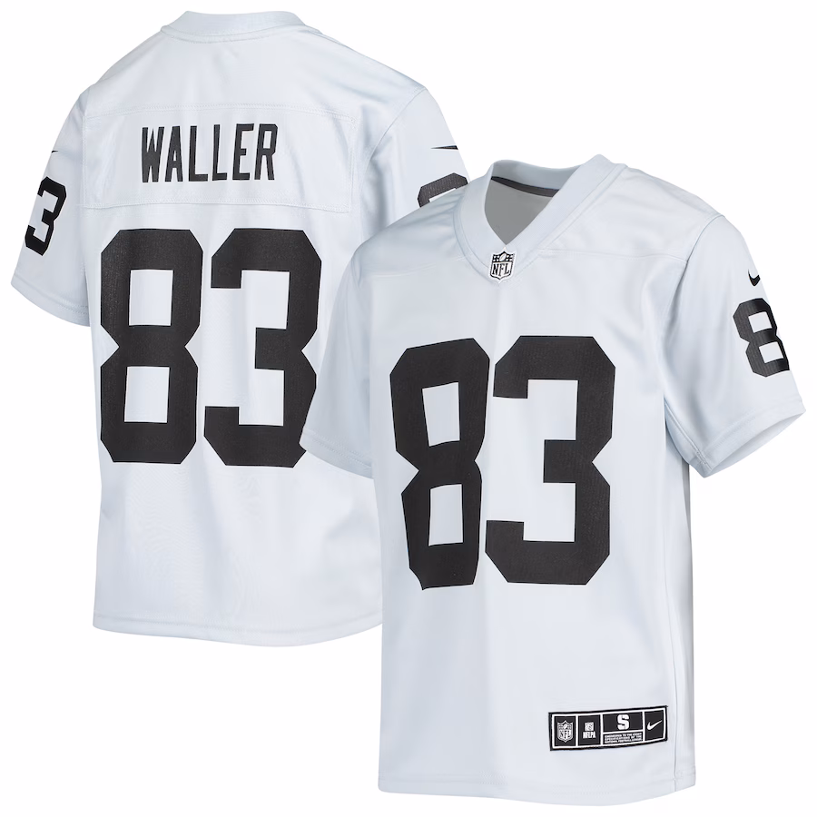 Youth Las Vegas Raiders Darren Waller Nike Silver Inverted Team Game Jersey - Jersey