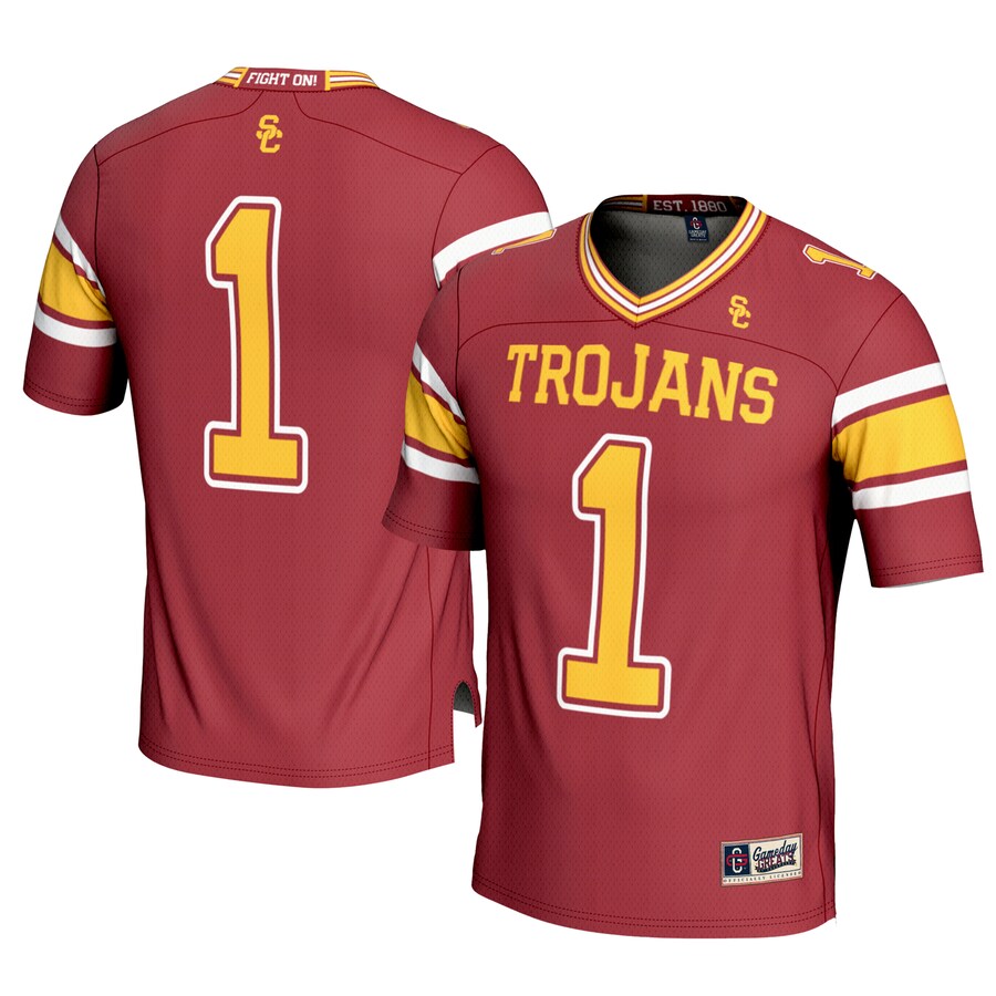 Youth GameDay Greats #1 Cardinal USC Trojans Football Jersey - Jersey