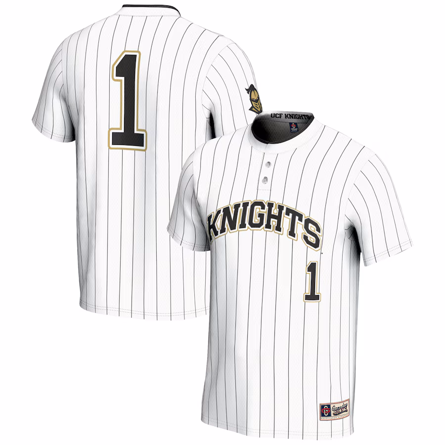 Youth GameDay Greats #1 White UCF Knights Lightweight Softball Jersey - Jersey
