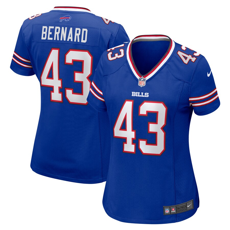 Women's Buffalo Bills Terrel Bernard Nike Royal Game Player Jersey - Jersey