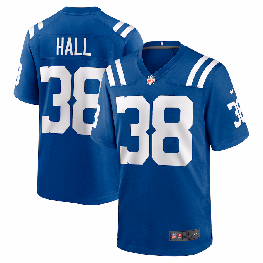Men's Indianapolis Colts Darren Hall Nike Royal Game Jersey - Jersey