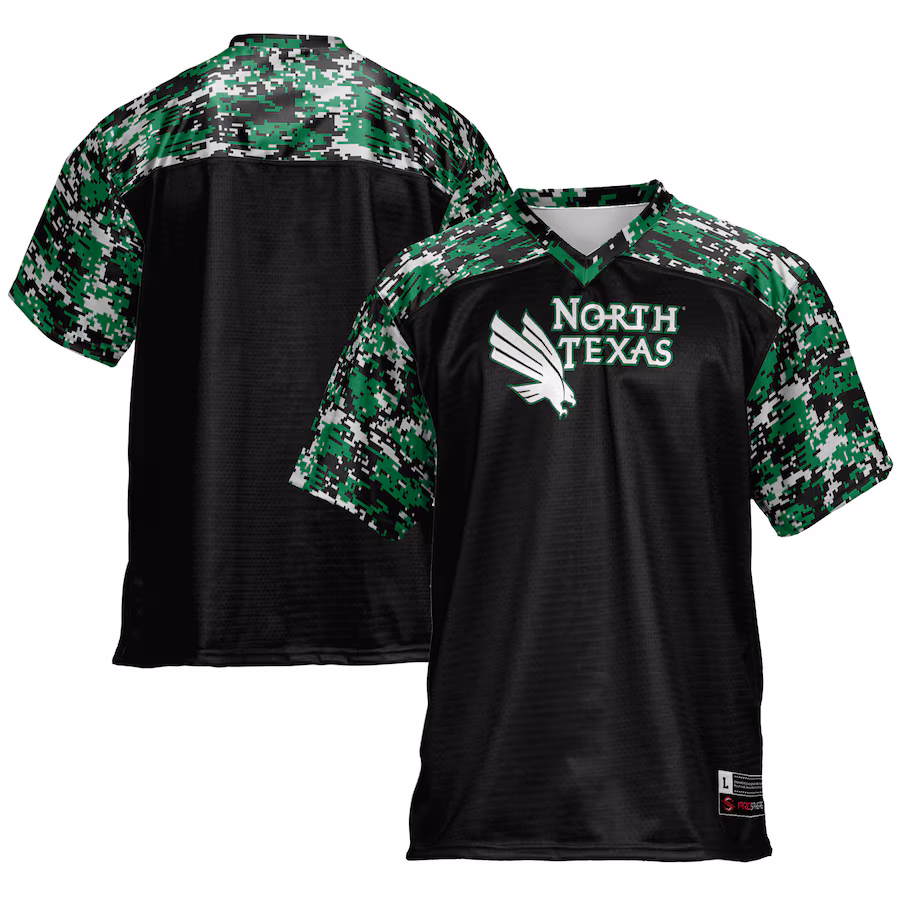 North Texas Mean Green GameDay Greats Football Jersey - Black - Jersey