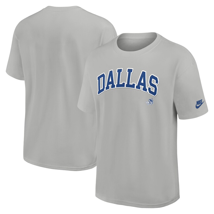 Men's Dallas Cowboys Nike Silver Rewind Max90 T-Shirt - Jersey