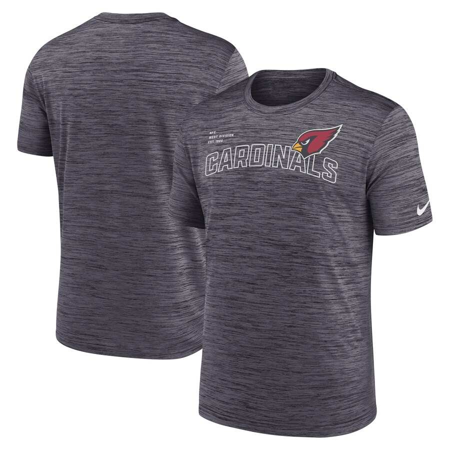 Men's Arizona Cardinals  Nike Black Velocity Arch Performance T-Shirt - Jersey