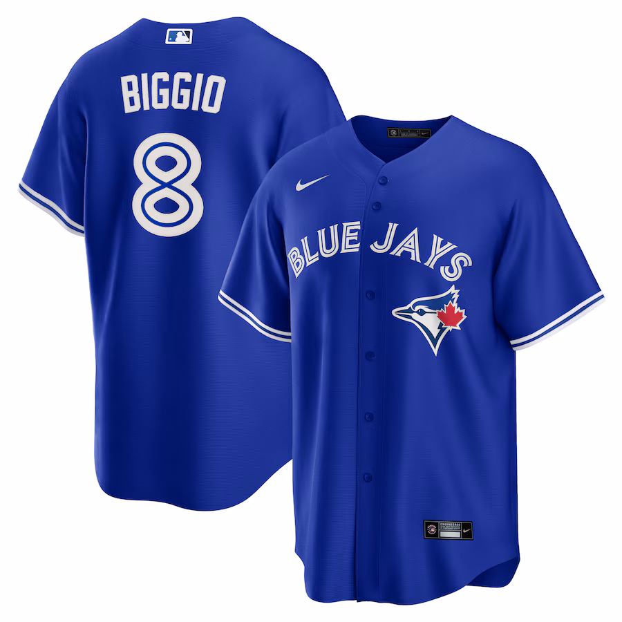 Men's Toronto Blue Jays Cavan Biggio Nike Royal Replica Player Name Jersey - Jersey