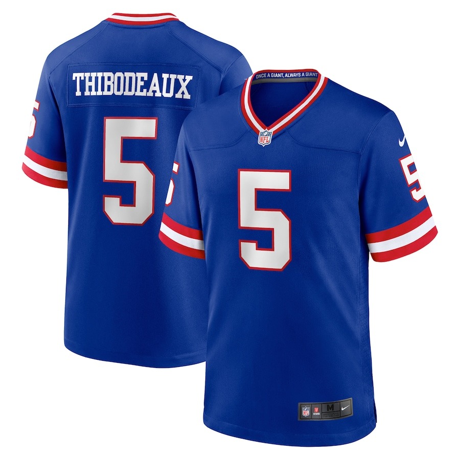 Men's New York Giants Kayvon Thibodeaux Nike Royal Classic Player Game Jersey - Jersey