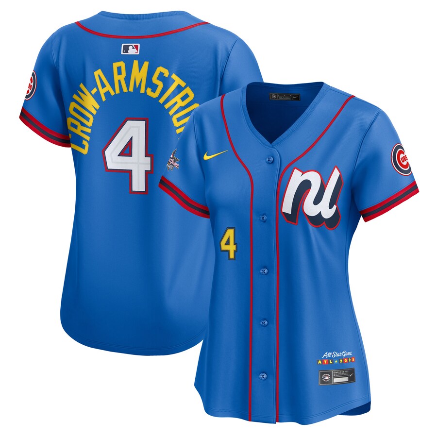 Women's National League Pete Crow-Armstrong Nike Blue 2025 All-Star Edition Limited Player Jersey - Jersey