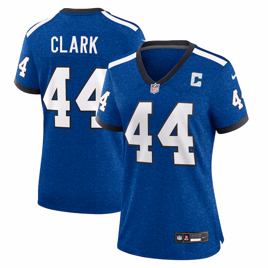 Women's Indianapolis Colts Dallas Clark Nike Royal Indiana Nights Alternate Game Jersey - Jersey