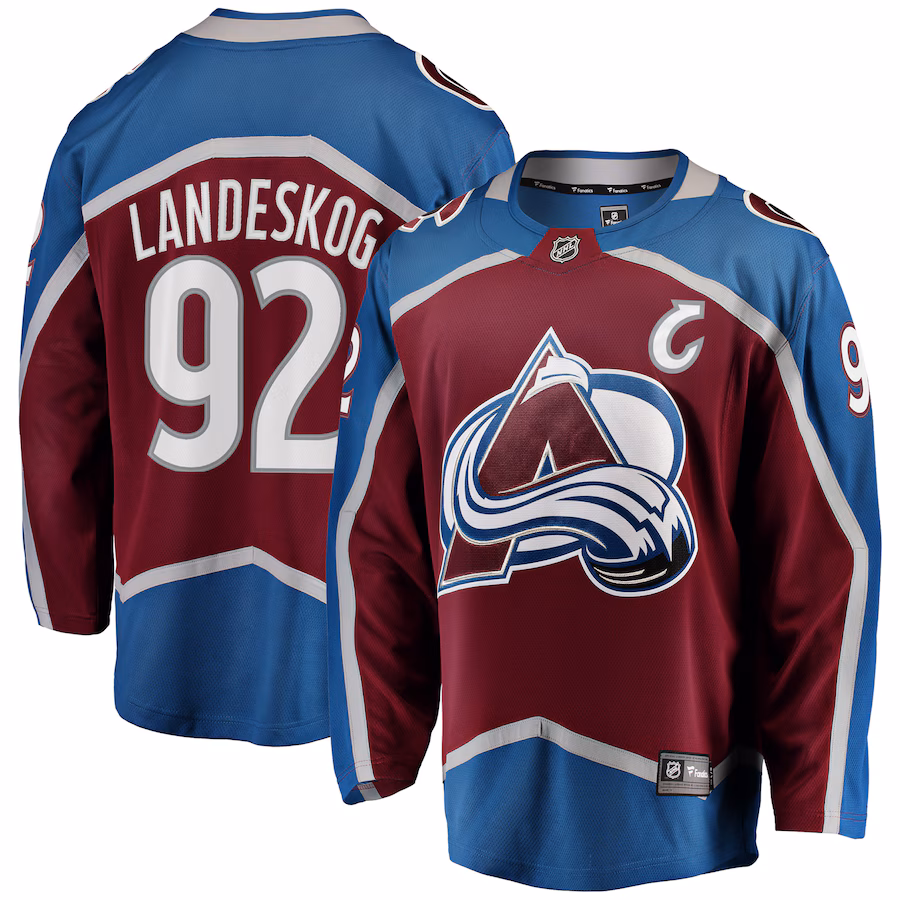 Men's Colorado Avalanche Gabriel Landeskog Fanatics Burgundy Breakaway Player Jersey - Jersey